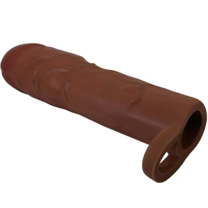 PRETTY LOVE - MANCHON DE PÃNIS GERD AVEC EXTENSION DE 7,6 CM MULÃTRE